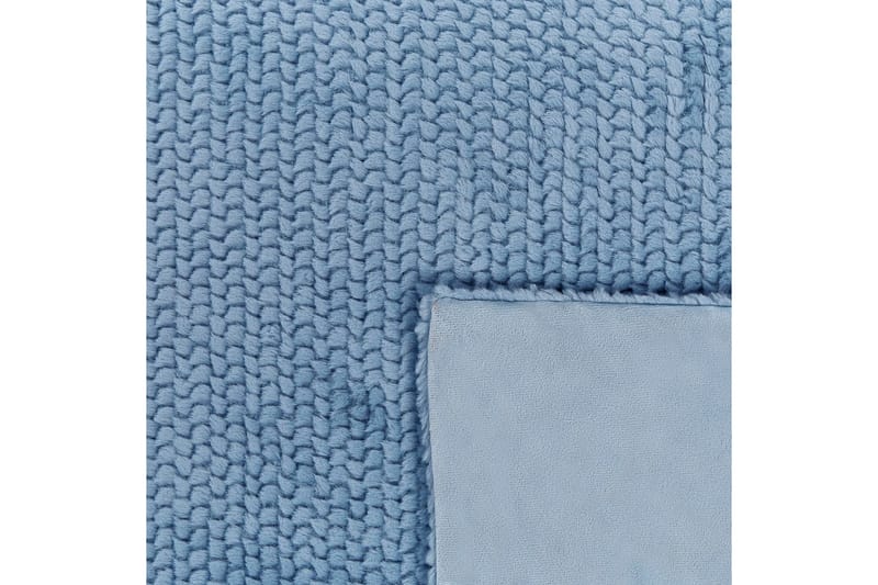 Pledd Bjas Blå, 200x220 cm - Blå, 200x220 cm - Tekstiler - Pute & pledd - Tepper & pledd