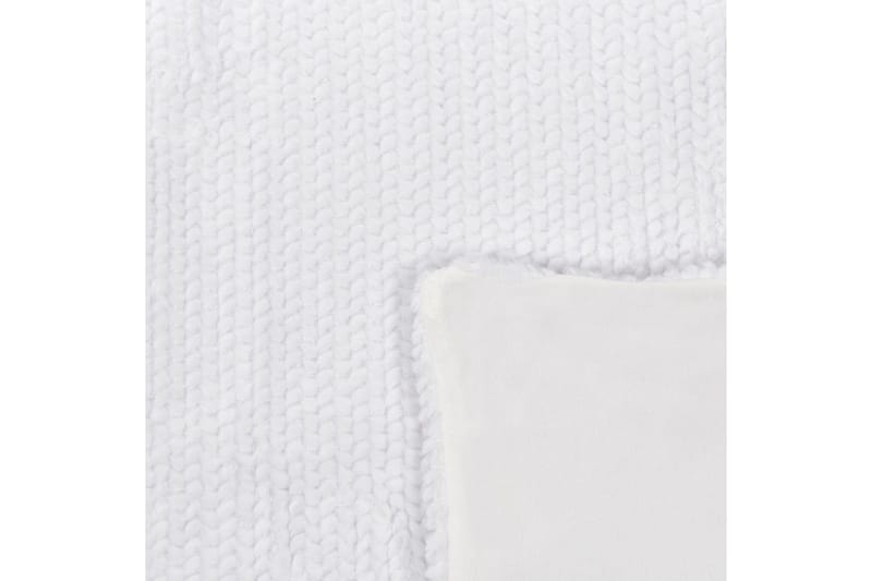Pledd Bjas Hvit, 150x200 cm - Hvit, 150x200 cm - Tekstiler - Pute & pledd - Tepper & pledd