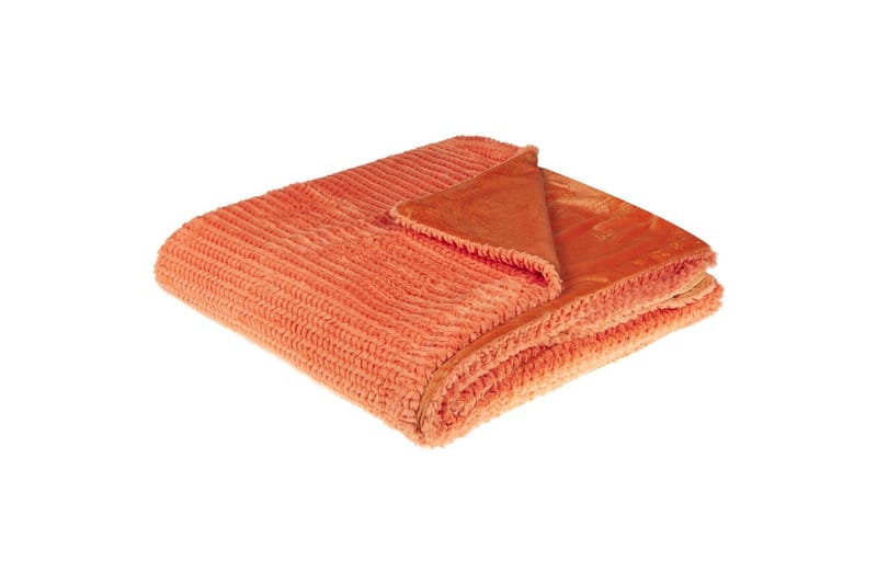 Pledd Bjas Oransje, 200x220 cm - Oransje, 200x220 cm - Tekstiler - Pute & pledd - Tepper & pledd