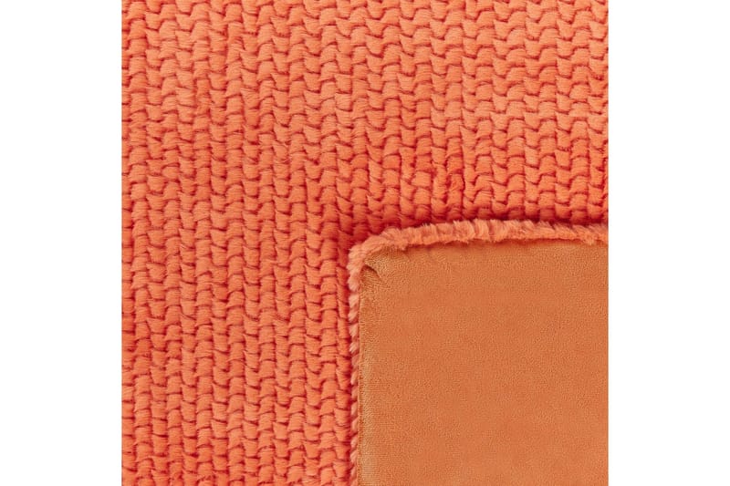Pledd Bjas Oransje, 200x220 cm - Oransje, 200x220 cm - Tekstiler - Pute & pledd - Tepper & pledd