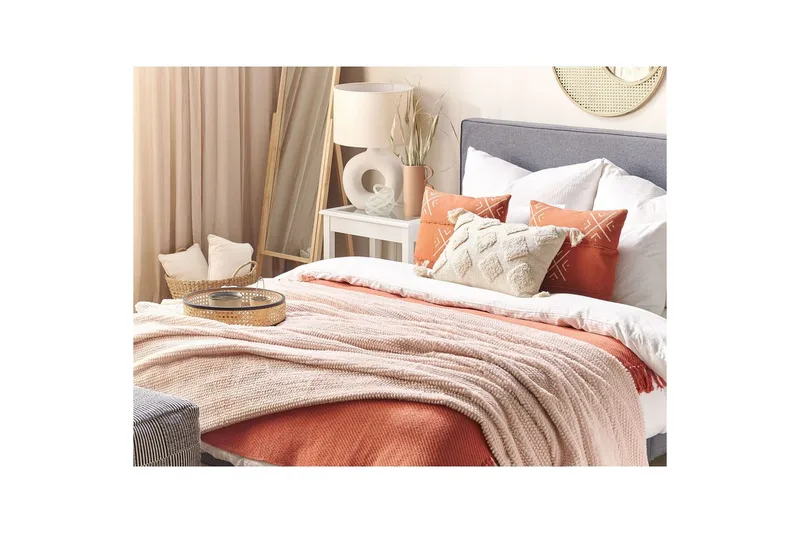Pledd Bjas Rosa, 200x220 cm - Rosa, 200x220 cm - Tekstiler - Pute & pledd - Tepper & pledd