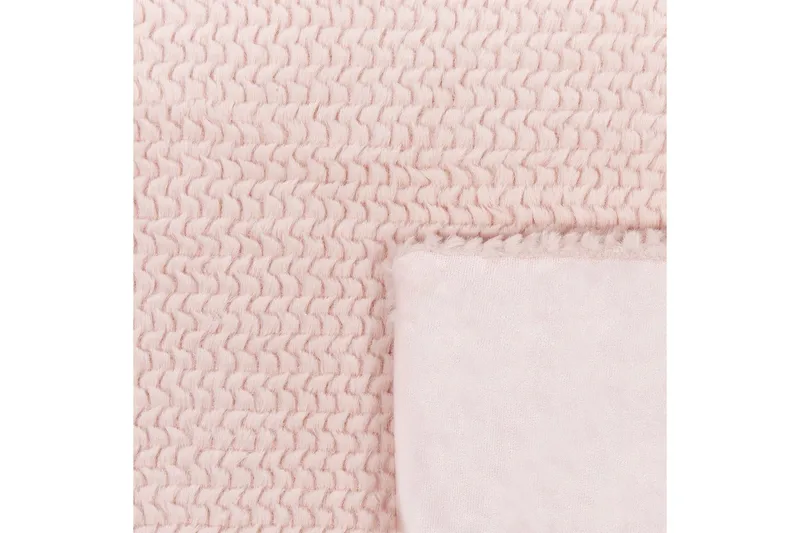 Pledd Bjas Rosa, 200x220 cm - Rosa, 200x220 cm - Tekstiler - Pute & pledd - Tepper & pledd