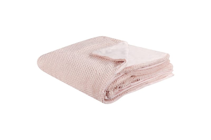 Pledd Bjas Rosa, 200x220 cm - Rosa, 200x220 cm - Tekstiler - Pute & pledd - Tepper & pledd