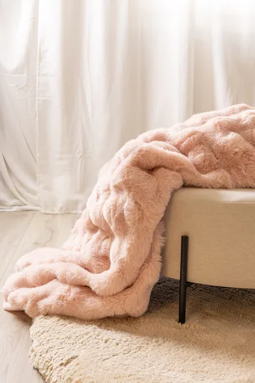 Pledd Bubble 150x220 cm - Rosa - Tekstiler - Pute & pledd - Tepper & pledd
