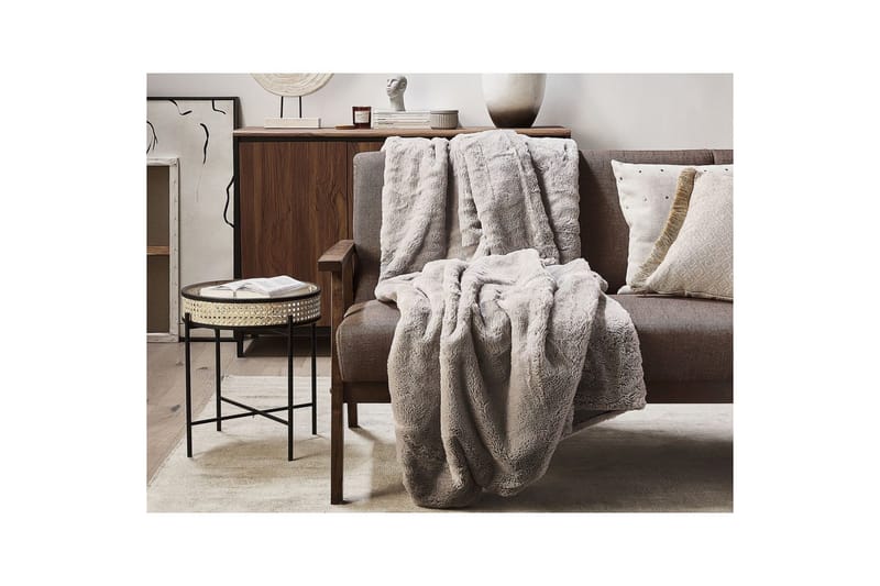 Pledd Chaab Grå, 150x200 cm - Grå, 150x200 cm - Tekstiler - Pute & pledd - Tepper & pledd