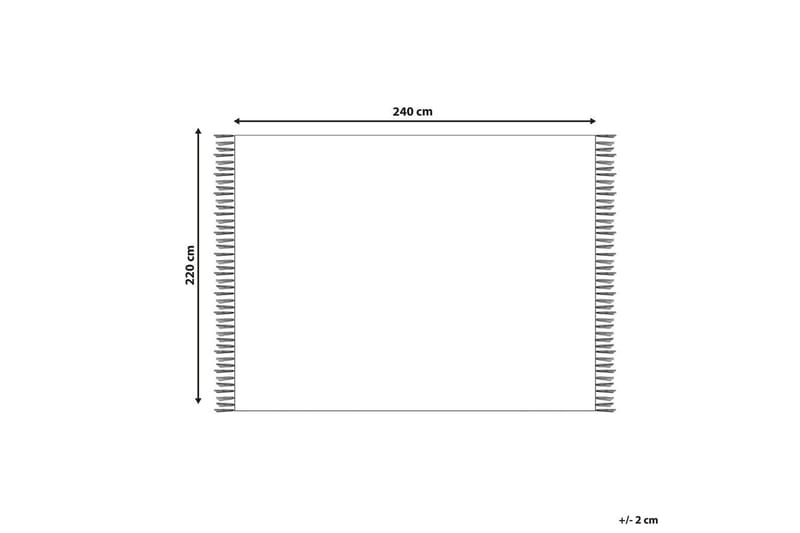 Pledd Chack Beige, 220x240 cm - Beige, 220x240 cm - Tekstiler - Pute & pledd - Tepper & pledd