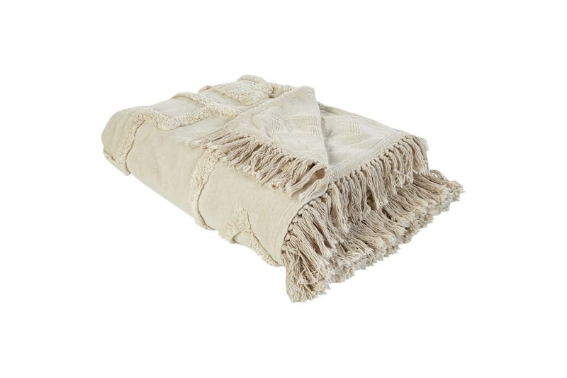 Pledd Chack Beige, 220x240 cm - Beige, 220x240 cm - Tekstiler - Pute & pledd - Tepper & pledd