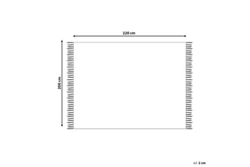 Pledd Chack Grå/svart, 200x220 cm - Grå/svart, 200x220 cm - Tekstiler - Pute & pledd - Tepper & pledd