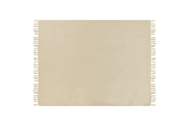 Pledd Chaohani Beige, 150x200 cm - Beige, 150x200 cm - Tekstiler - Pute & pledd - Tepper & pledd