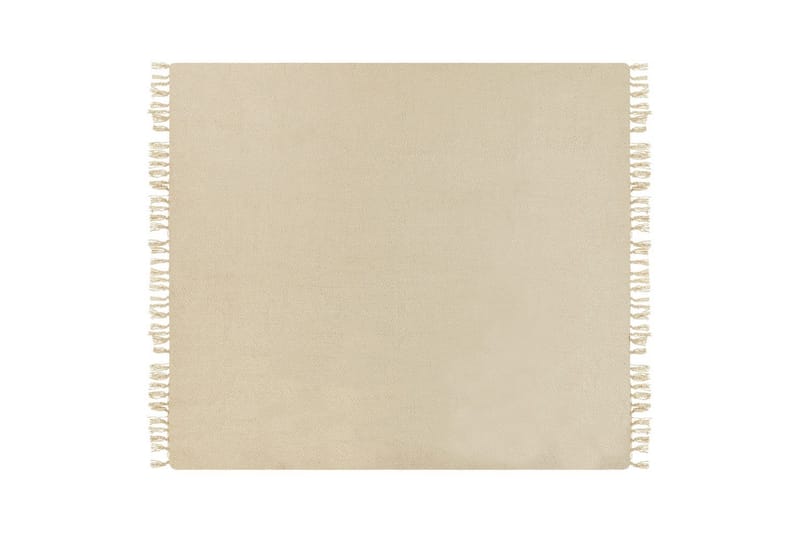 Pledd Chaohani Beige, 200x220 cm - Beige, 200x220 cm - Tekstiler - Pute & pledd - Tepper & pledd