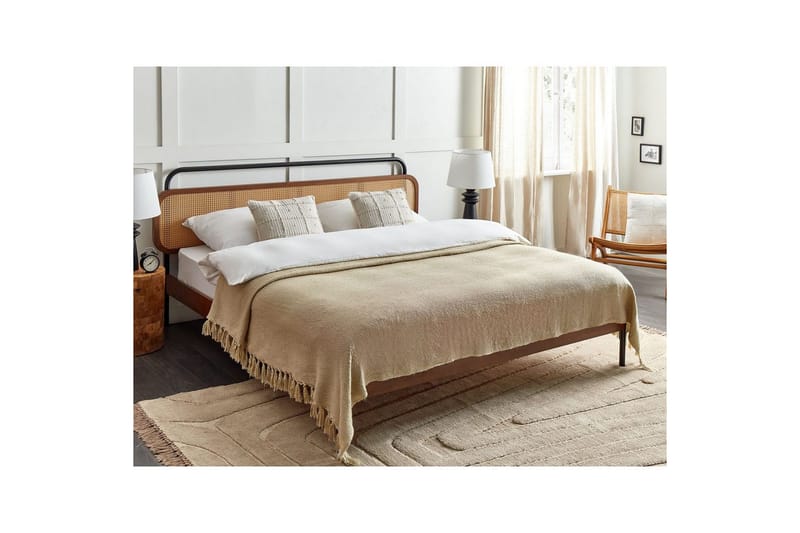 Pledd Chaohani Beige, 220x240 cm - Beige, 220x240 cm - Tekstiler - Pute & pledd - Tepper & pledd