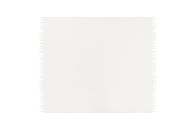 Pledd Chaohani Hvit, 220x240 cm - Hvit, 220x240 cm - Tekstiler - Pute & pledd - Tepper & pledd