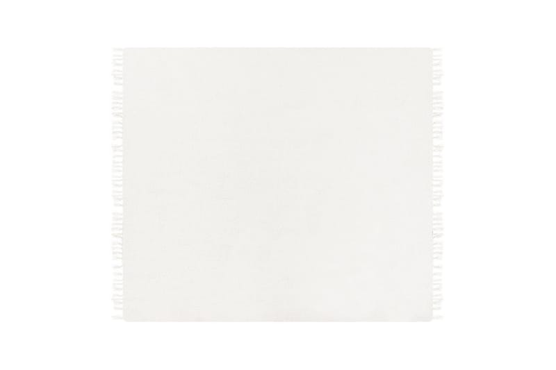 Pledd Chaohani Hvit, 220x240 cm - Hvit, 220x240 cm - Tekstiler - Pute & pledd - Tepper & pledd