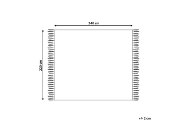 Pledd Chyama 220x240 cm - 220x240 cm - Tekstiler - Pute & pledd - Tepper & pledd