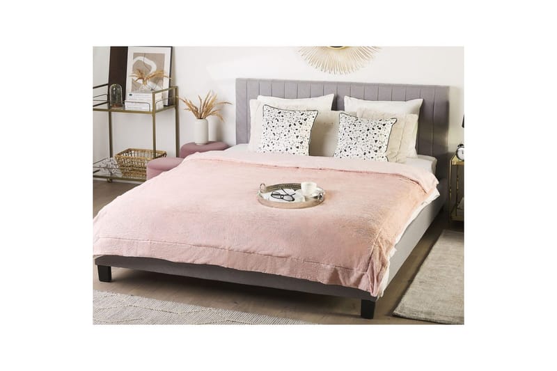 Pledd Gelik Rosa - Rosa - Tekstiler - Pute & pledd - Tepper & pledd