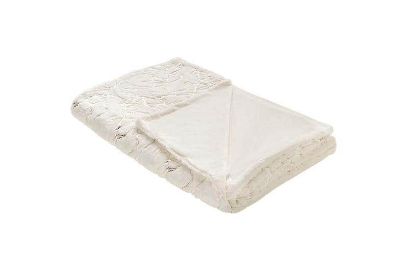 Pledd Godavari Beige/gull, 150x200 cm - Beige/gull, 150x200 cm - Tekstiler - Pute & pledd - Tepper & pledd