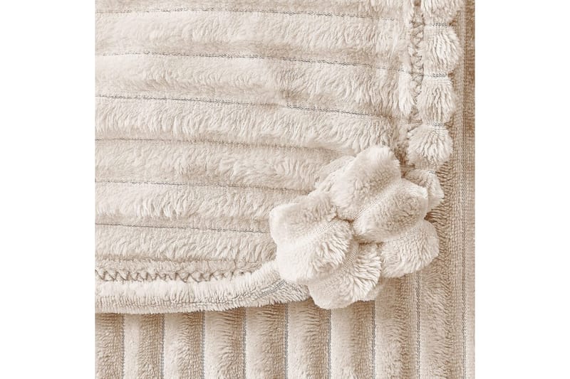 Pledd Kaweri Beige - Beige - Tekstiler - Pute & pledd - Tepper & pledd