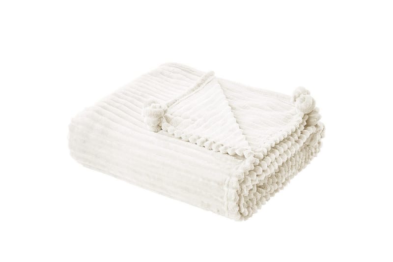 Pledd Kaweri Hvit - Hvit - Tekstiler - Pute & pledd - Tepper & pledd