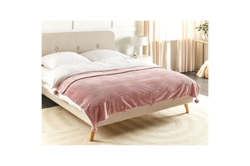 Pledd Kaweri Rosa - Rosa - Tekstiler - Pute & pledd - Tepper & pledd