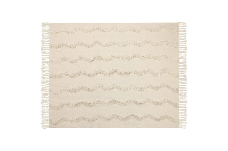 Pledd Khari Beige - Beige - Tekstiler - Pute & pledd - Tepper & pledd