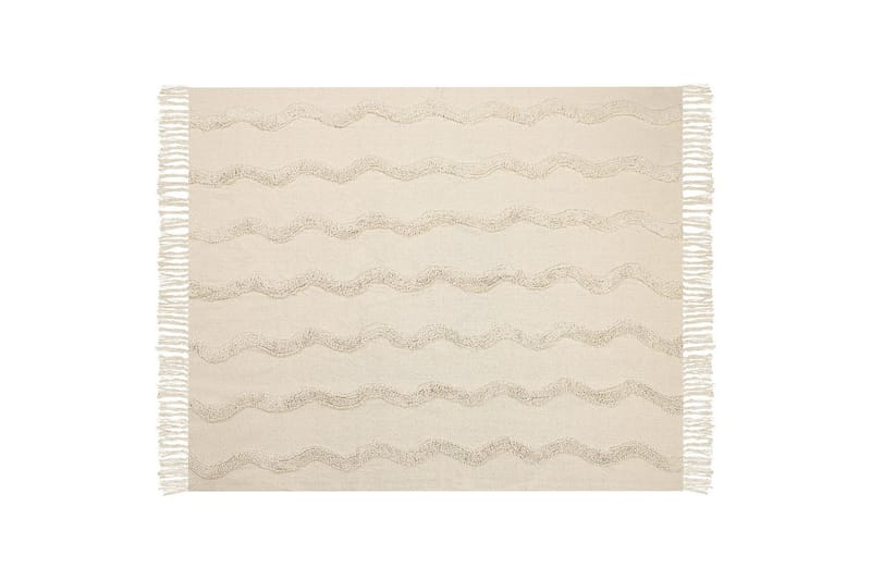 Pledd Khari Beige - Beige - Tekstiler - Pute & pledd - Tepper & pledd