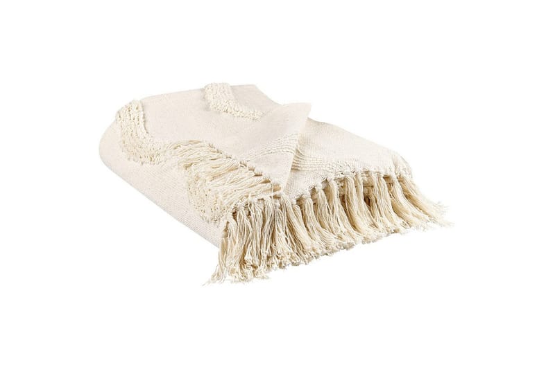 Pledd Khari Beige - Beige - Tekstiler - Pute & pledd - Tepper & pledd