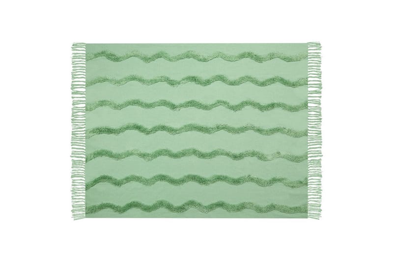 Pledd Khari Grønn - Grønn - Tekstiler - Pute & pledd - Tepper & pledd