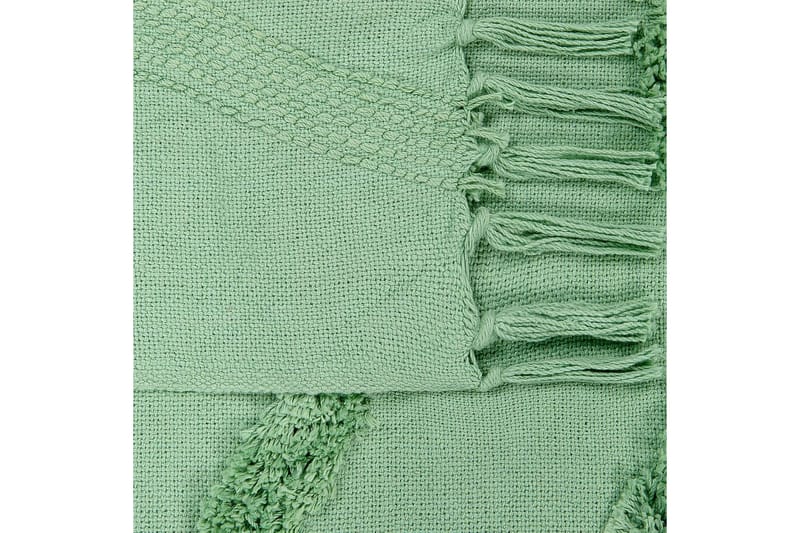 Pledd Khari Grønn - Grønn - Tekstiler - Pute & pledd - Tepper & pledd