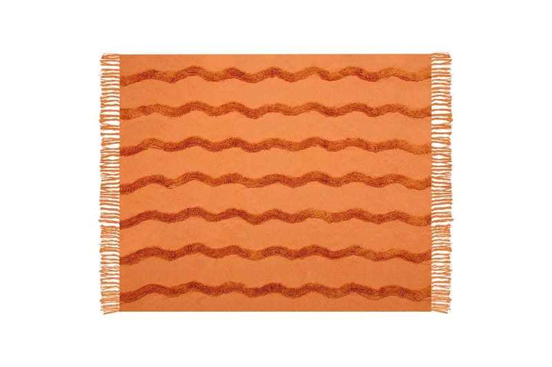 Pledd Khari Oransje - Oransje - Tekstiler - Pute & pledd - Tepper & pledd