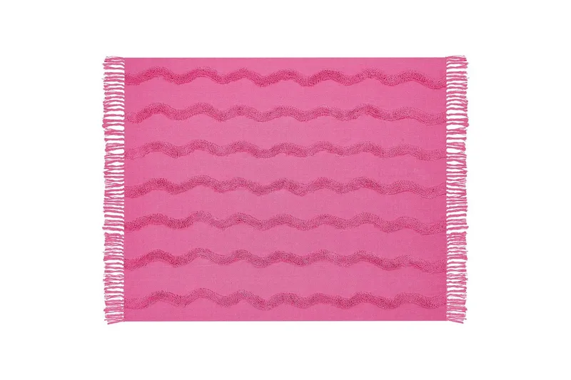 Pledd Khari Rosa - Rosa - Tekstiler - Pute & pledd - Tepper & pledd