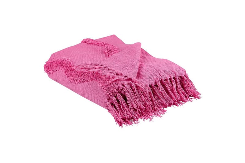 Pledd Khari Rosa - Rosa - Tekstiler - Pute & pledd - Tepper & pledd