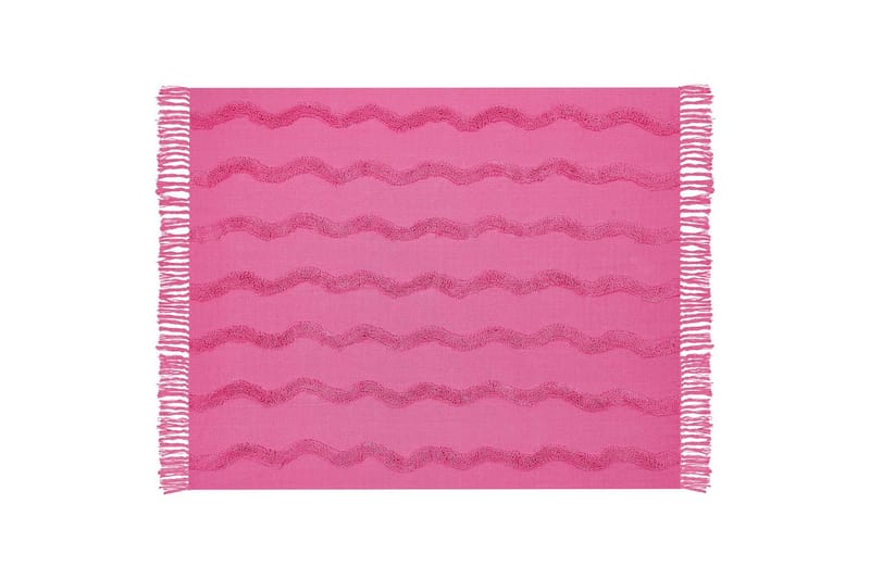 Pledd Khari Rosa - Rosa - Tekstiler - Pute & pledd - Tepper & pledd