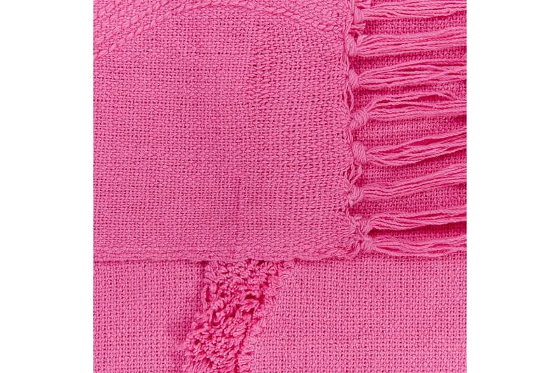 Pledd Khari Rosa - Rosa - Tekstiler - Pute & pledd - Tepper & pledd