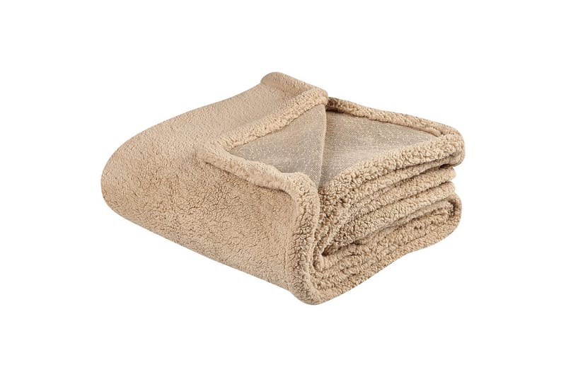 Pledd Mirge Beige - Beige - Tekstiler - Pute & pledd - Tepper & pledd