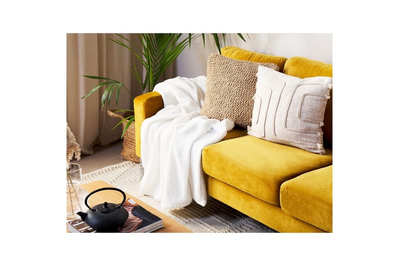 Pledd Mirge Hvit - Hvit - Tekstiler - Pute & pledd - Tepper & pledd