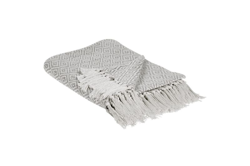 Pledd Mityal Beige/grå - Beige/grå - Tekstiler - Pute & pledd - Tepper & pledd