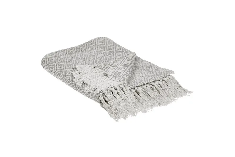 Pledd Mityal Beige/grå, Beige/grå