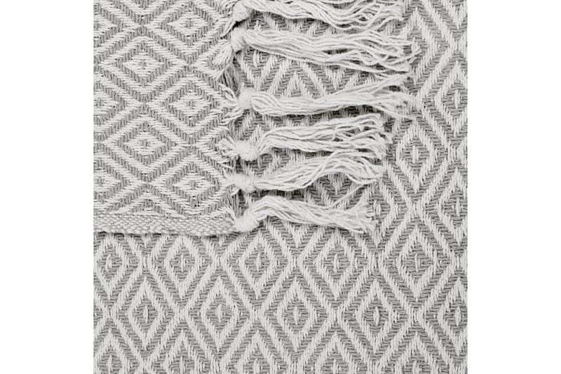 Pledd Mityal Beige/grå - Beige/grå - Tekstiler - Pute & pledd - Tepper & pledd