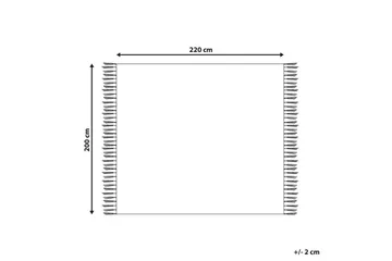 Pledd Najuy 200x220 cm - 200x220 cm - Tekstiler - Pute & pledd - Tepper & pledd