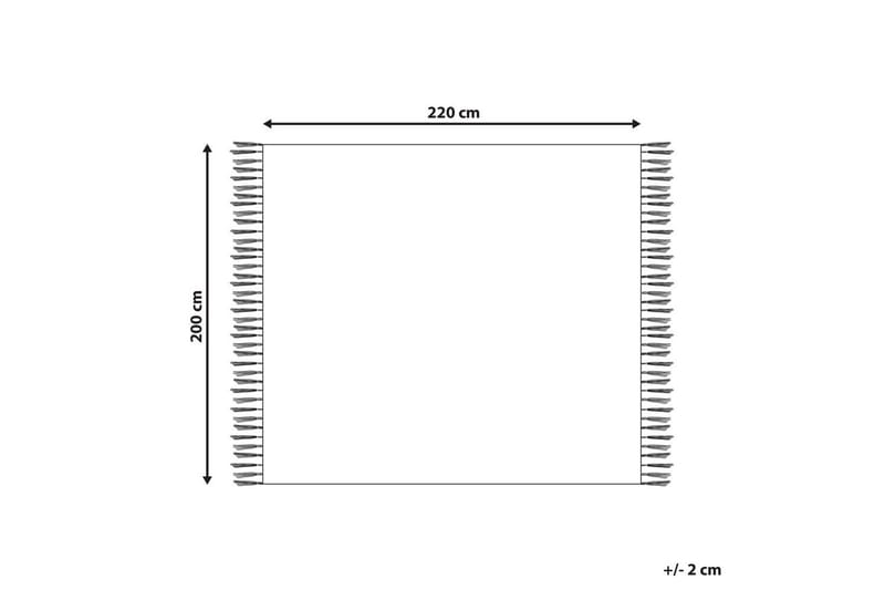 Pledd Najuy 200x220 cm - 200x220 cm - Tekstiler - Pute & pledd - Tepper & pledd