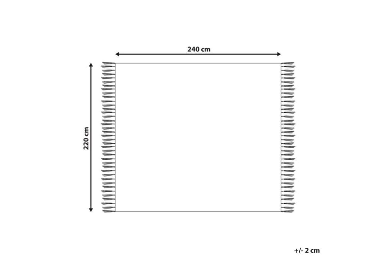 Pledd Najuy 220x240 cm - 220x240 cm - Tekstiler - Pute & pledd - Tepper & pledd