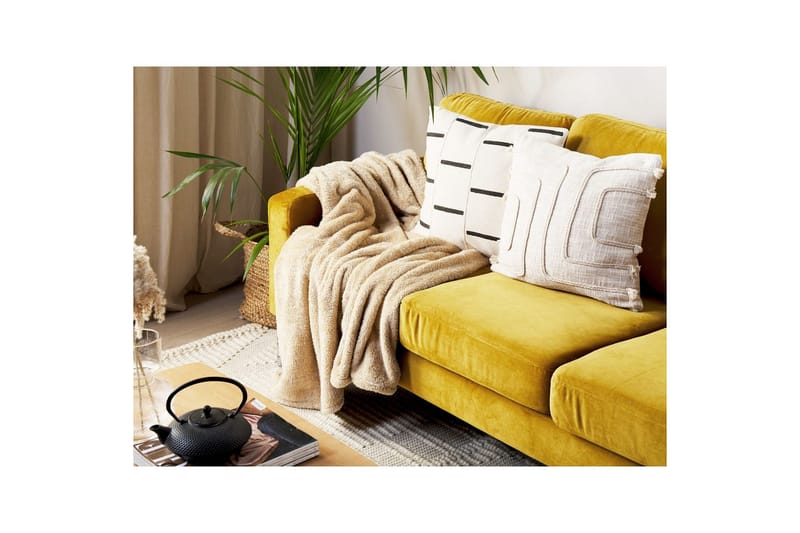 Pledd Namdu Beige - Beige - Tekstiler - Pute & pledd - Tepper & pledd