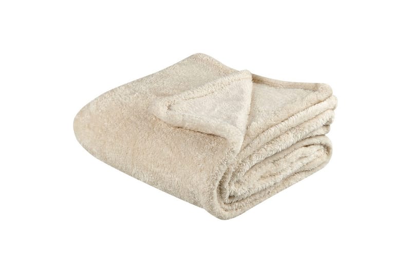 Pledd Namdu Lys beige - Lys beige - Tekstiler - Pute & pledd - Tepper & pledd