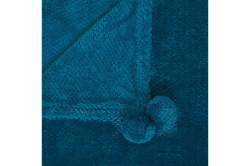 Pledd Saitler Blå, 200x220 cm - Blå, 200x220 cm - Tekstiler - Pute & pledd - Tepper & pledd