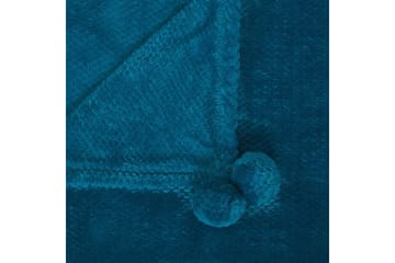 Pledd Saitler Blå, 200x220 cm - Blå, 200x220 cm - Tekstiler - Pute & pledd - Tepper & pledd