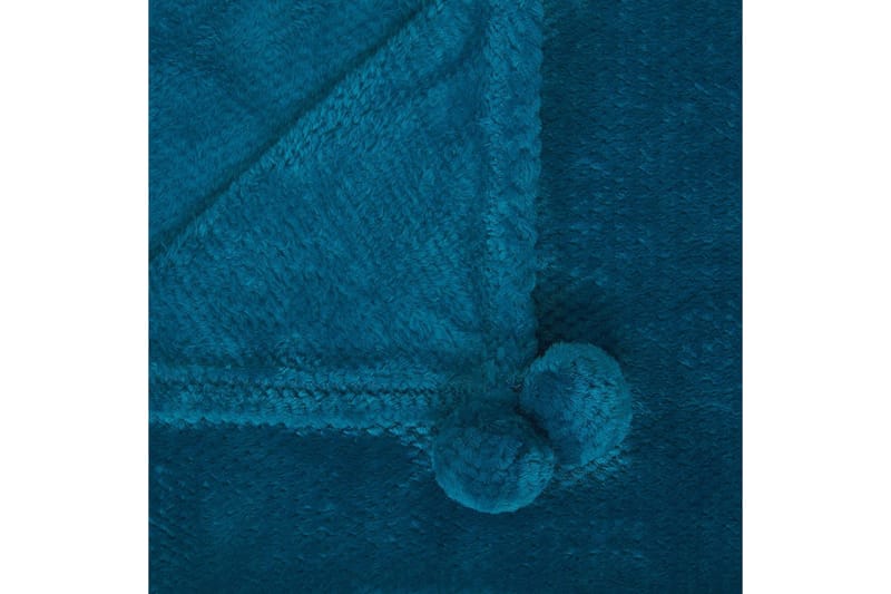 Pledd Saitler Blå, 200x220 cm - Blå, 200x220 cm - Tekstiler - Pute & pledd - Tepper & pledd