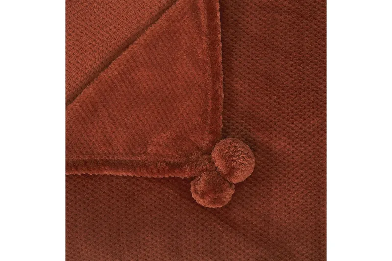 Pledd Saitler Brun, 200x220 cm - Brun, 200x220 cm - Tekstiler - Pute & pledd - Tepper & pledd