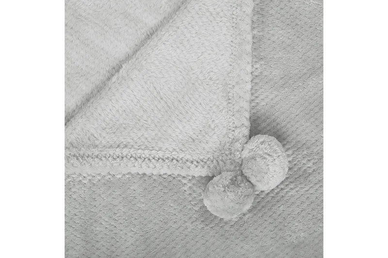 Pledd Saitler Grå, 200x220 cm - Grå, 200x220 cm - Tekstiler - Pute & pledd - Tepper & pledd