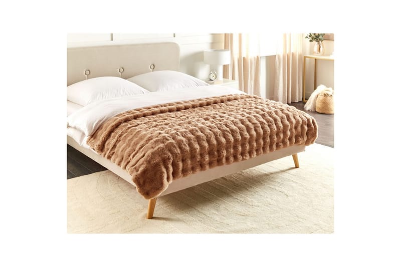 Pledd Salka Brun, 150x200 cm - Brun, 150x200 cm - Tekstiler - Pute & pledd - Tepper & pledd