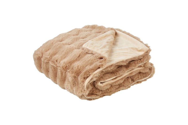Pledd Salka Brun, 200x220 cm - Brun, 200x220 cm - Tekstiler - Pute & pledd - Tepper & pledd